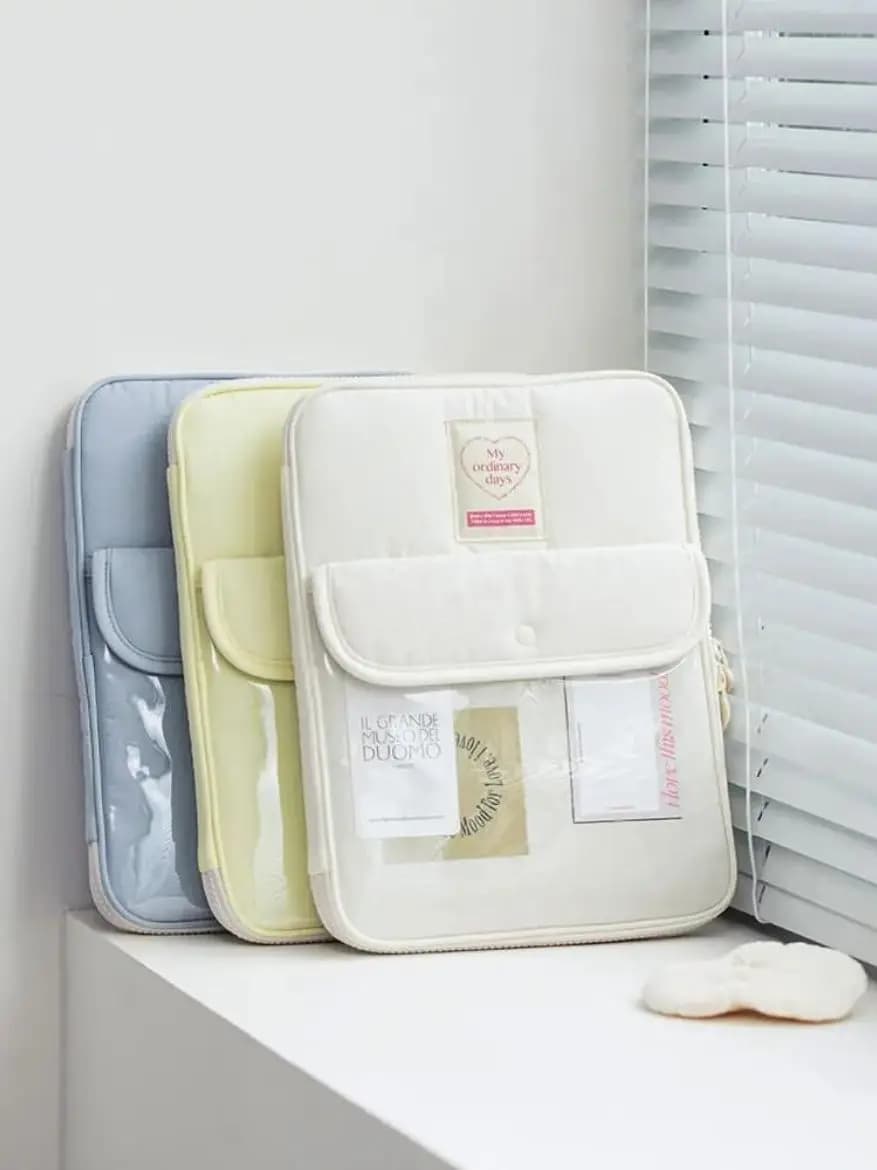 New Model 1113 Inch iPad Snap Button Insert Bag Tablet Computer Bag Storage Case Digital Accessories Tablet Covers