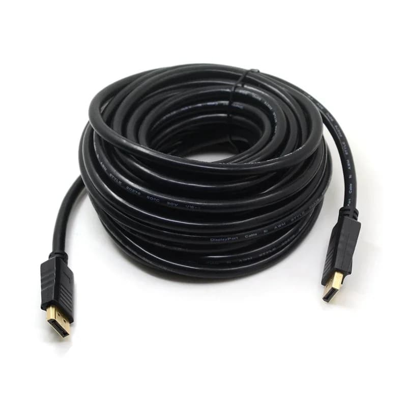 Display Port Cavo DP a DP Maschio a Maschio DisplayPort 1.2 Cavi dati video placcati oro PER Monitor Proiettore HDTV 5M 10M