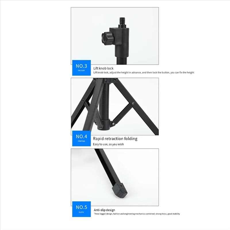 New Support for Portable Microphone Table Support for Tripod Support for Adjustable Microphone Support Bracket for Microphone Clip