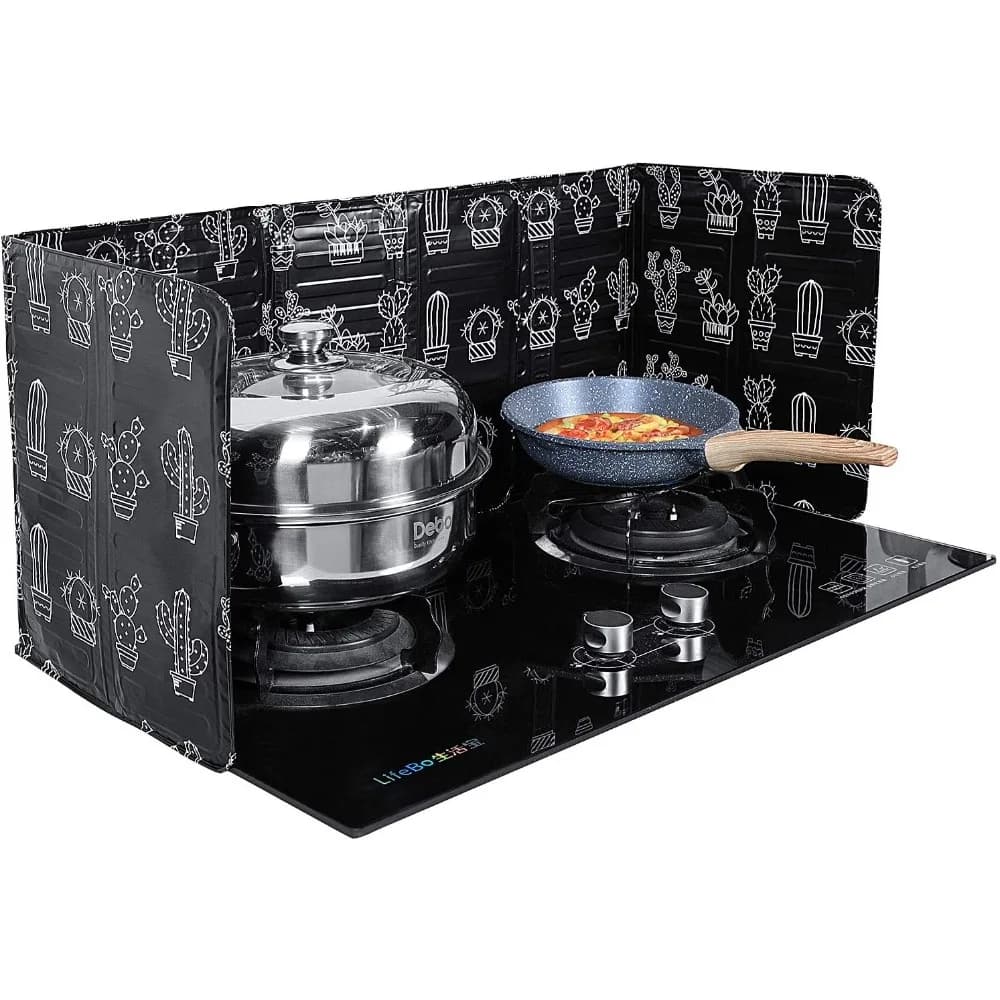 Fornello a prova di olio Splash Guard Board Articolo Strumenti per la pulizia della cucina per la cucina Cottura rimovibile Friggere Olio Gas Utensili da cucina