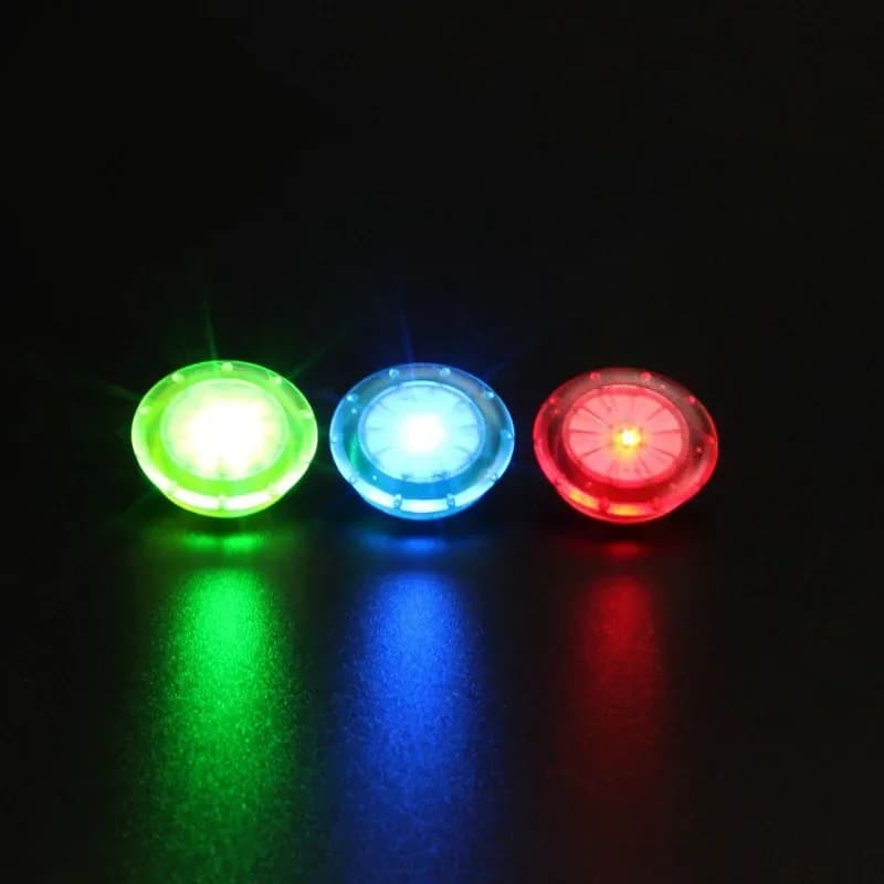 Impermeabile ruota di bicicletta raggio luce Clip per scarpe luce di corsa per Mountain Bike LED luminoso lampada in filo di acciaio accessorio per bicicletta