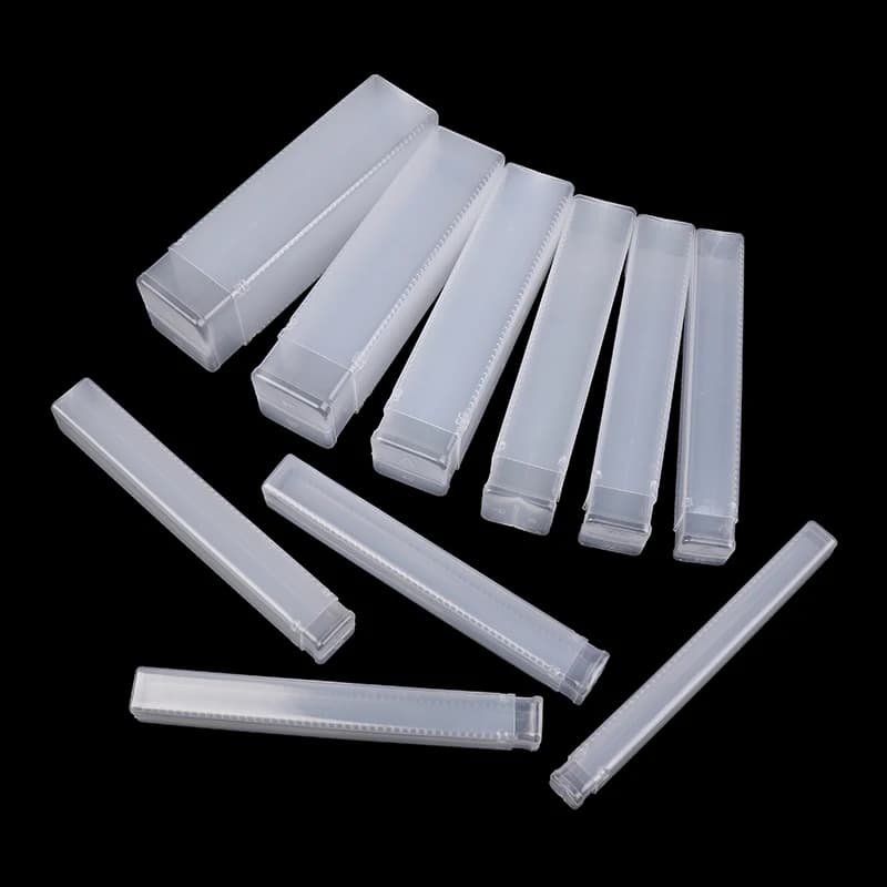 5Pcs Drill Bit Milling Cutter Storage Box Square Telescopic Packaging Case For Cutting Tools