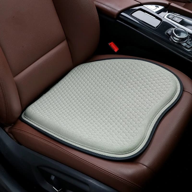Cuscino Rinfrescante in Gel per Auto in Seta Ghiacciata, Traspirante a Nido d'Ape 3D, per Auto, Casa, Sedia da Ufficio, Accessori Auto