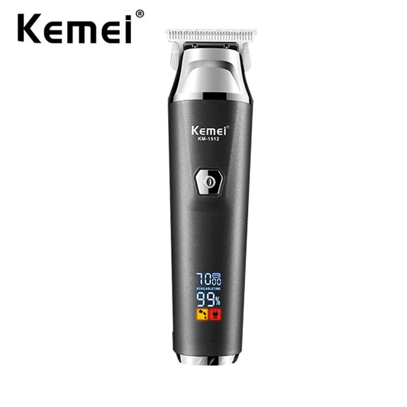 Kemei rechargeable electric haircut, wireless professional haircut, haircut machine to cut hair to zero empty spaces, 7000 rpm, LCD display