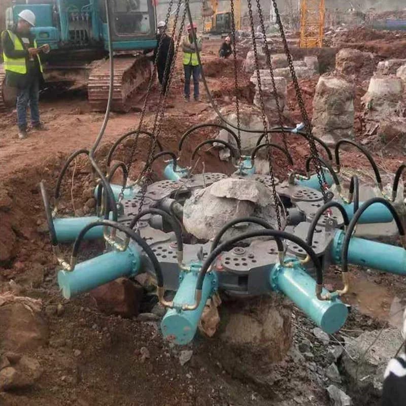 Hydraulic Grinding Machine with Rolling Concrete Pole Motor, Fundamental Works Equipment