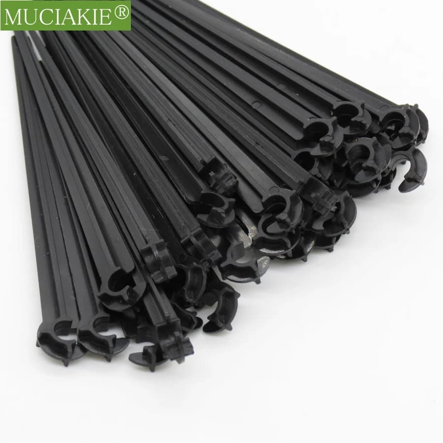 100 pcs 11/20cm 1/4'''s fixed plastic stand for 4/7mm PVC pipe dripping garden house irrigation fittings for irrigation