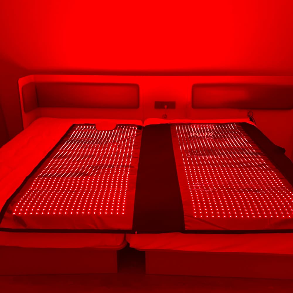 71" Red Light Sleeping Bag Full Body Relax Led Red Light Blanket Whole Body Led Infrared Sleeping Bag Red Light Mat for Home Use