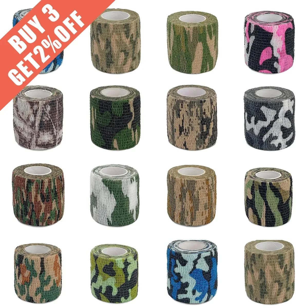 4.8m colorato Sport autoadesivo fasciatura elastica nastro avvolgente Elastoplast per cuscinetti di supporto per ginocchio dito caviglia palmo spalla