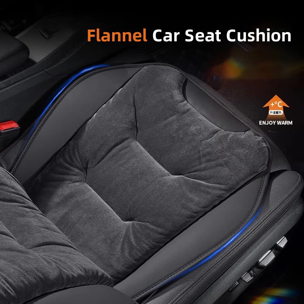 For Citroen C3 C5 AIRCROSS C5X C4 Cactus PICASSO Cross R-C3 C1 C-Crosser DS3 DS4 DS5 Flannel Car Seat Cover Warm Seat Cushion