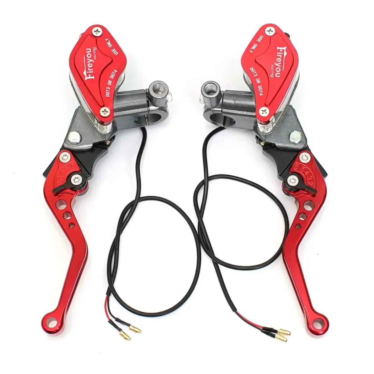 1 paio universale moto leva frizione idraulica pompa freno pompa pompa 22mm per strada pit bike motocross ciclomotore Dirt Bike