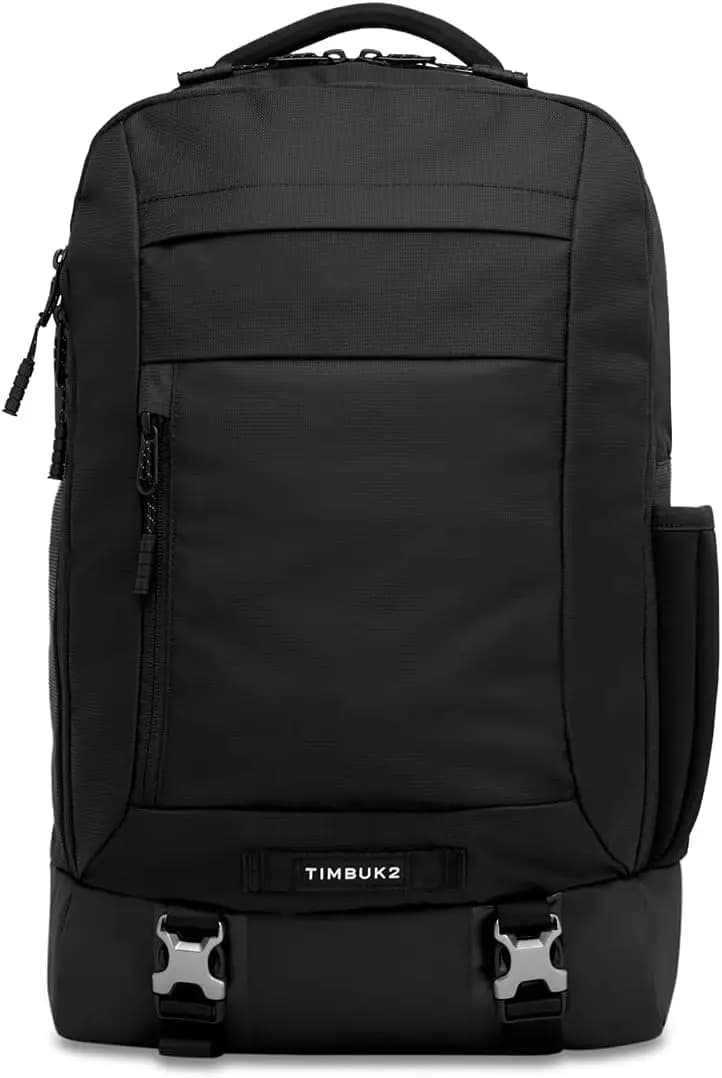 Zaino per Laptop Premium Eco-Friendly per Professionisti, Resistente ed Elegante in Nero