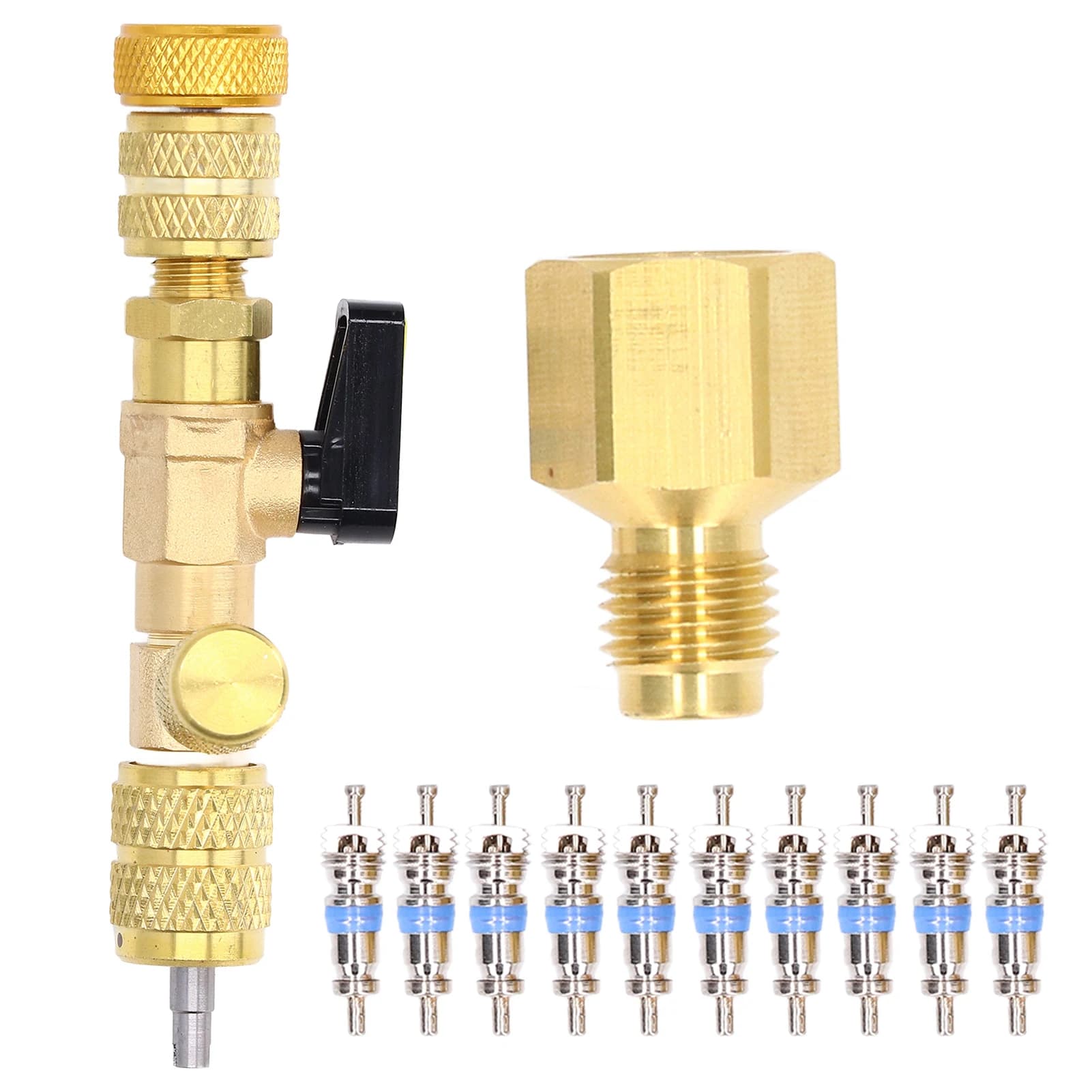Valve Remover Installer Brass Removal Repair Tool Set Kit for 1/4in 5/16in Ports Valve Removal Tool Valve Remover