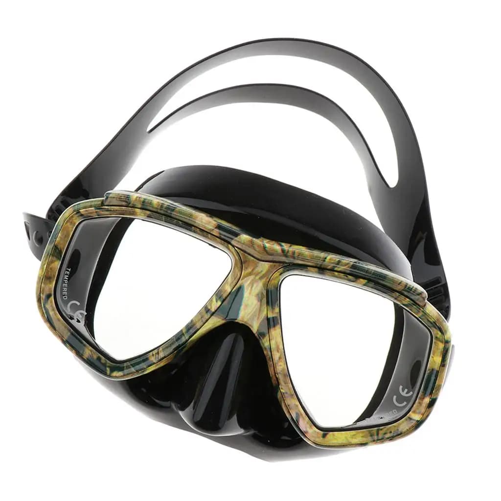 Snorkel Scuba Diving Mask Nuoto Fishing Tempered Glass Glass Eyelets
