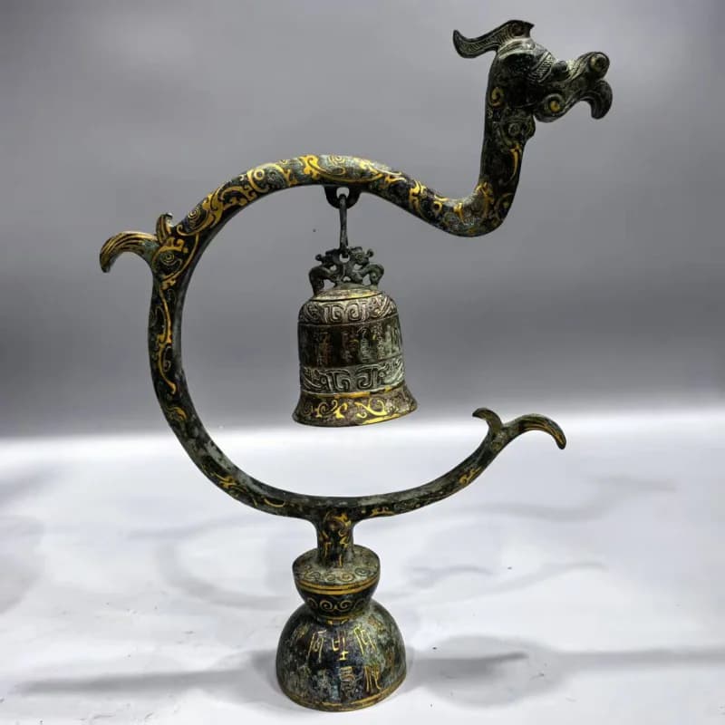 Fabbrica Bronzo Antico Oro E Argento Drago Orologio Da Parete Ornamento Decorazione Della Casa Regalo Artigianale Coperia Apertura Affari