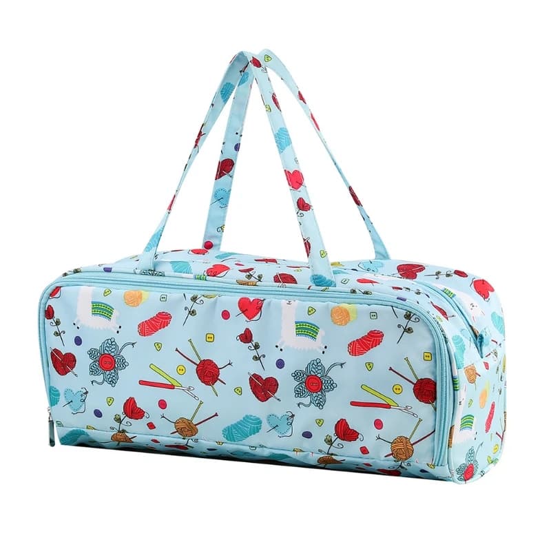 Borsa per maglieria Organizzatore per conservazione del filato Borse portatili per progetti filato Organizzatore della per