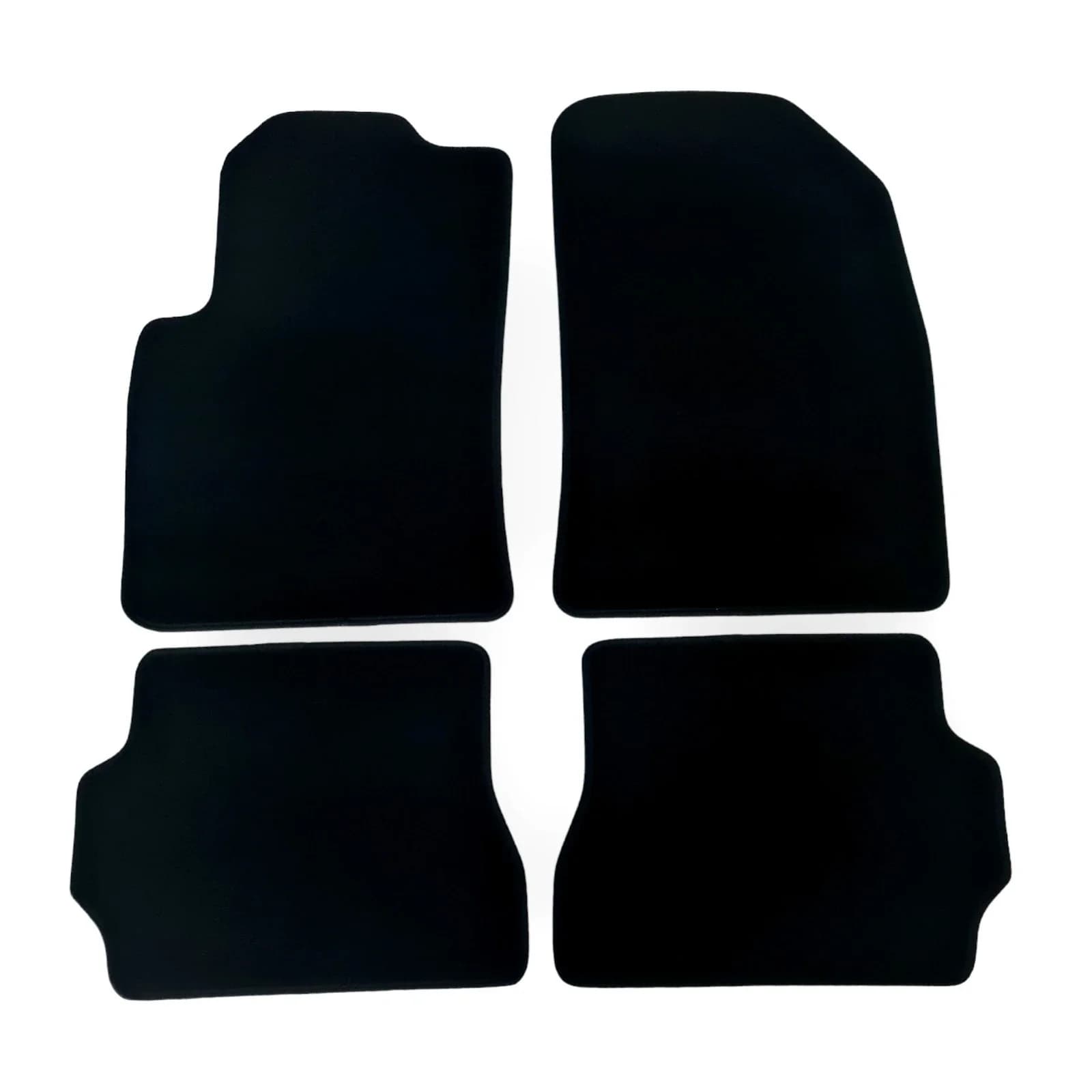 Tappetini auto originali per Ford Fiesta dal 2002 al 2008, tappeti neri impermeabili in velluto, rivestimenti automatici