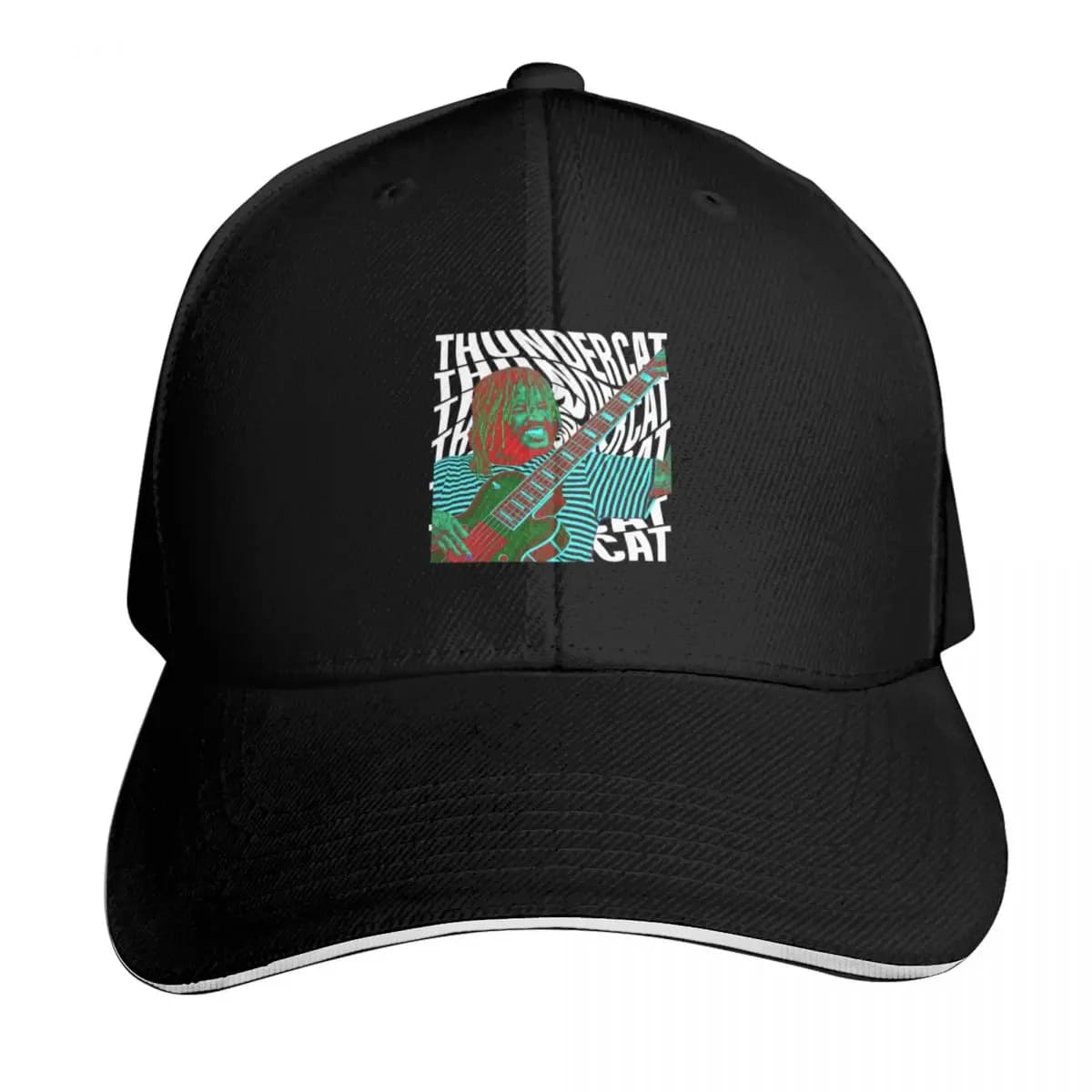 Chitarra basso americana, Thundercat Premium Baseball Cap Bobble Hat Golf Sunscreen Dad Hat Designer Uomo Donna