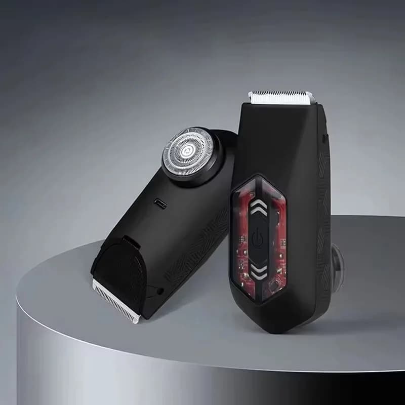 New Portable Electric Razor Mini Mijia, Waterproof, USB Rechargeable, for Face and Barba, Dry and Bagnate Use, Hinder