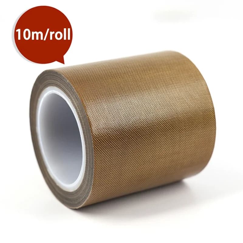 Nastro adesivo resistente alle alte temperature 5 ~ 100mm 0,13mm 0,18mm Nastro PTFE per macchina sigillatrice per isolamento termico da 300 gradi