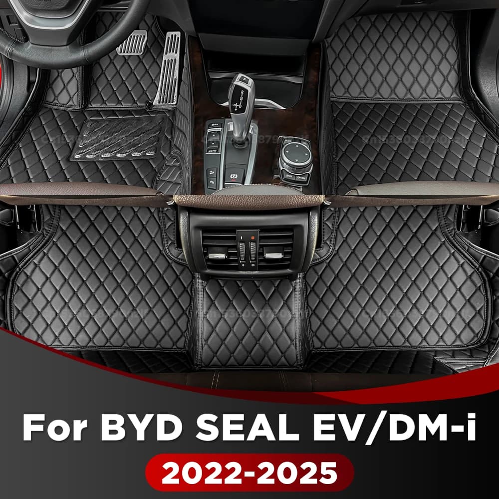 Per BYD SEAL EV/DM-i 2022-2025 2024 23 Tappetino per auto personalizzato Tappeto per automobile Dettagli interni Accessori Parti del cuscinetto protettivo