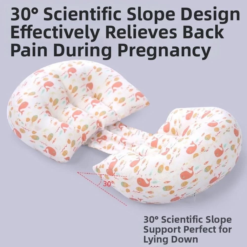 Cuscino Morbido per Gravidanza Ergonomico Regolabile, Supporto Lombare, Cuscino Ausiliario, Cuscino Comfort per il Corpo Femminile
