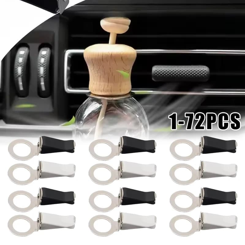Deodorant for environments with clips for car sockets 360-degree rotating incense bottle holders Q3V4 Perfume accessories for car