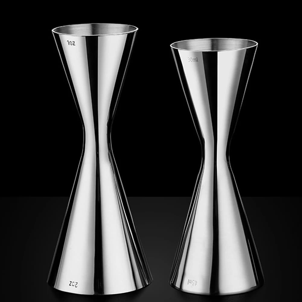 Jigger da 30/45ml per barman Jigger da Cocktail in acciaio inossidabile con misure a doppia testa 1/2oz per Home Bar Party Club Tool