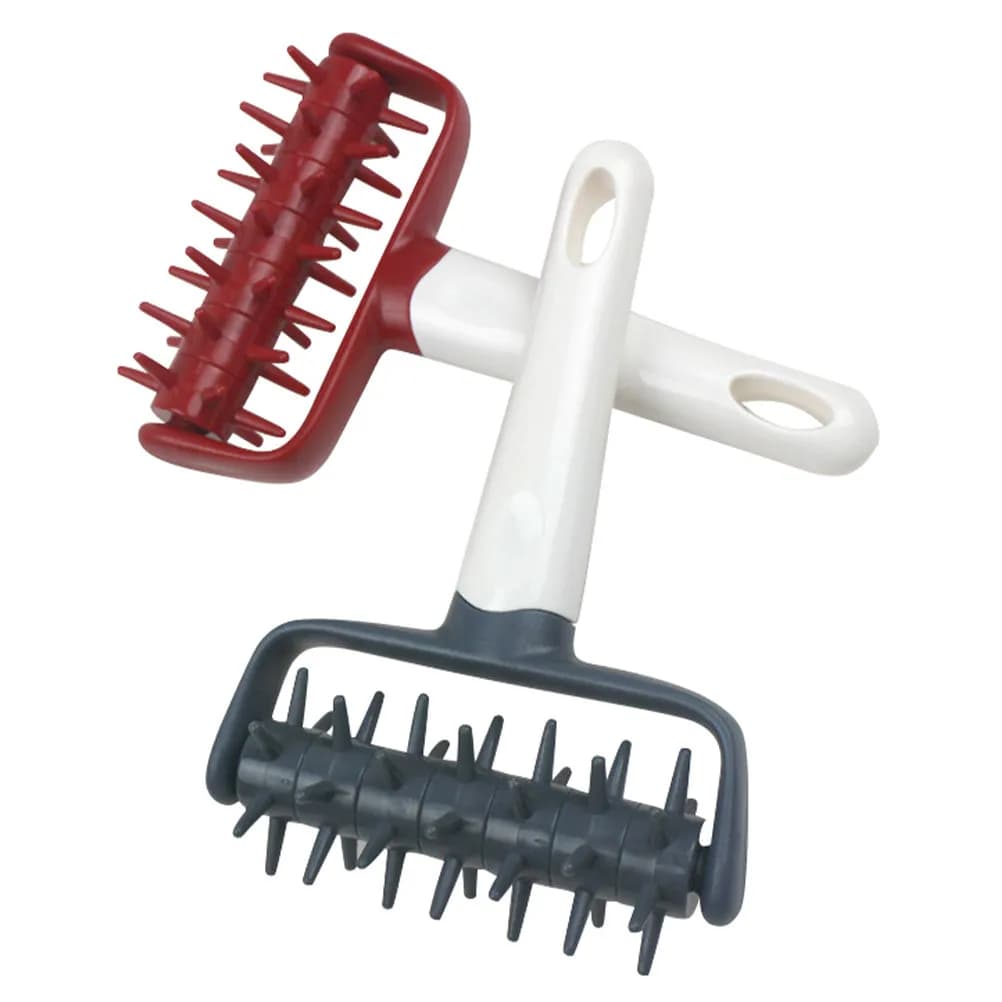 Set di 2 Rulli per Pizza con Ago per Impasto, Utensile Multiuso per Pizza e Torte, Facile da Riporre