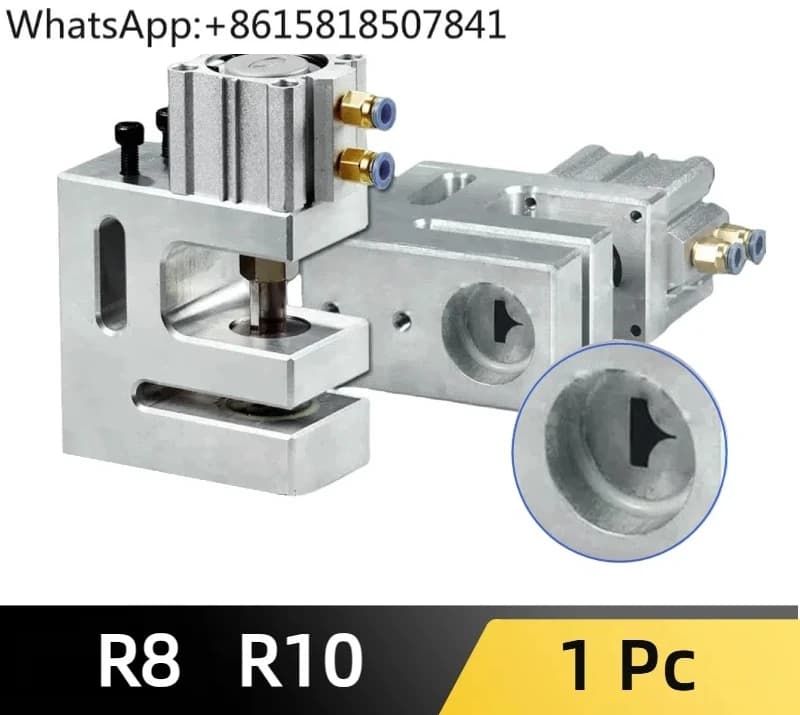 1 Piece Angle R Pneumatic Drilling Machine For Bag Production Plastic Bags for Corner Punching R8/R9
