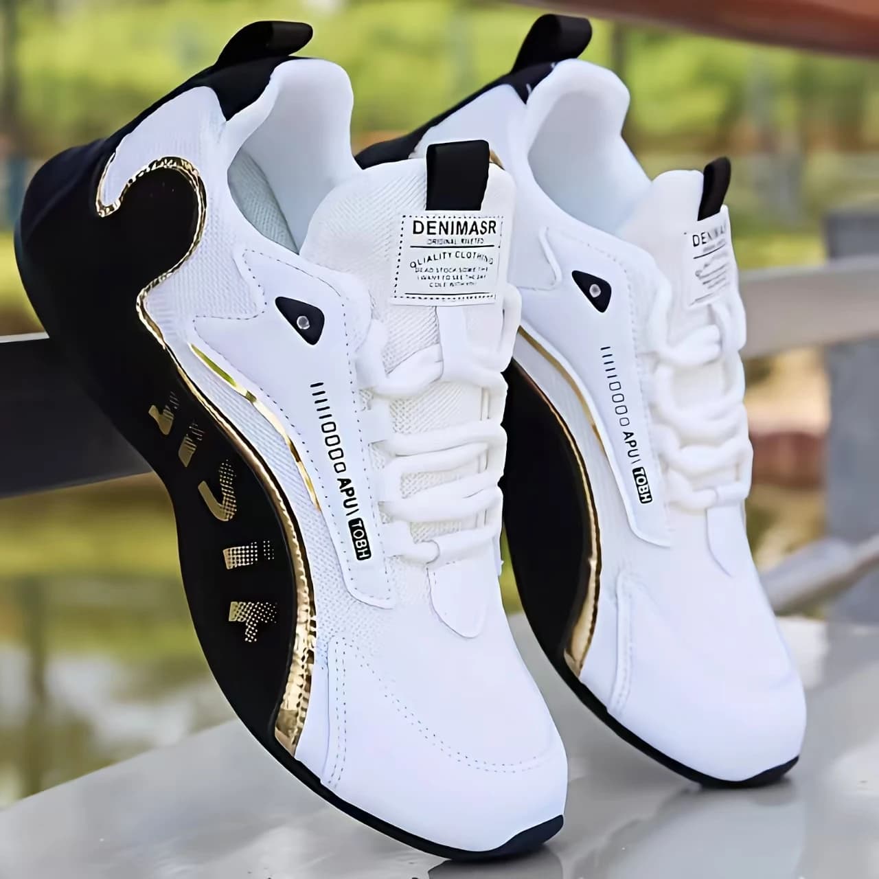 Men's Outdoor Trail Running Shoes, Breathable Mesh Surface, Lightweight, Soft and Resilient Thick Sole, Versatile and Trendy Men's Shoes for All Seasons