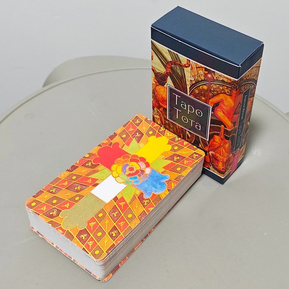 Aleister Crowley Thoth Tarot Deck 78 Tarot Cards in Russian Language Divination Oracle Card Set 10.3*6cm
