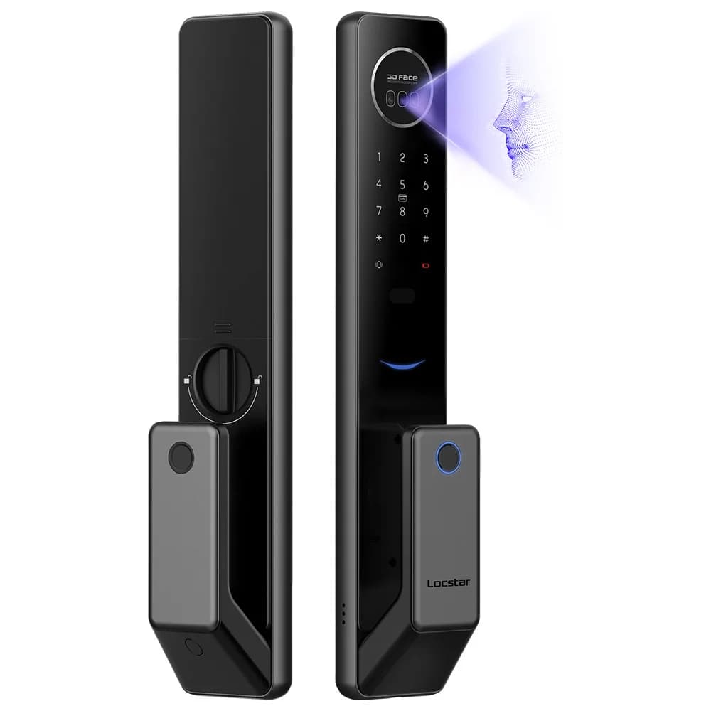 Serratura intelligente con riconoscimento facciale 3D TTLOCK Tongtong, serratura antifurto con password elettronica, serratura con impronta digitale.