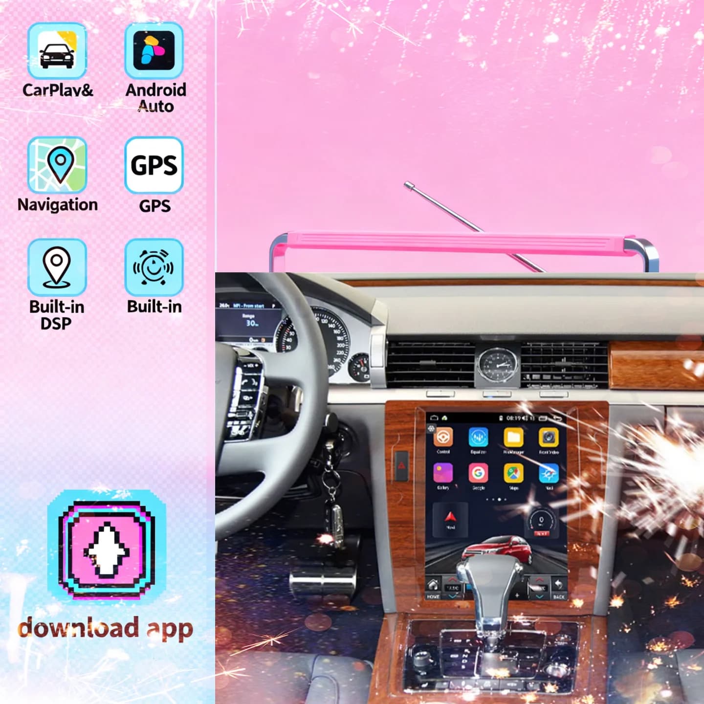 Per VW Volkswagen Phaeton 2003-2013 Android 12 Autoradio DVD Multimedia Video Player Stereo Auto Navigazione GPS 4G DSP CarPlay