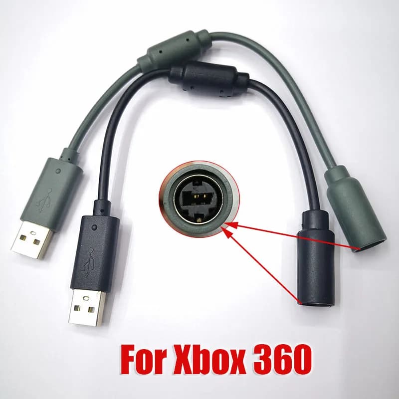 Cavo Adattatore USB Breakaway di Ricambio per Controller di Gioco Xbox 360