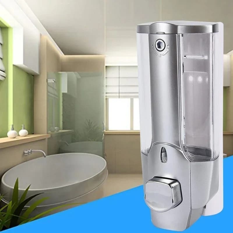 Dispenser per shampoo e sapone per le mani da 350 ml Contenitori per dispenser per liquidi per doccia con montaggio a parete per bagno