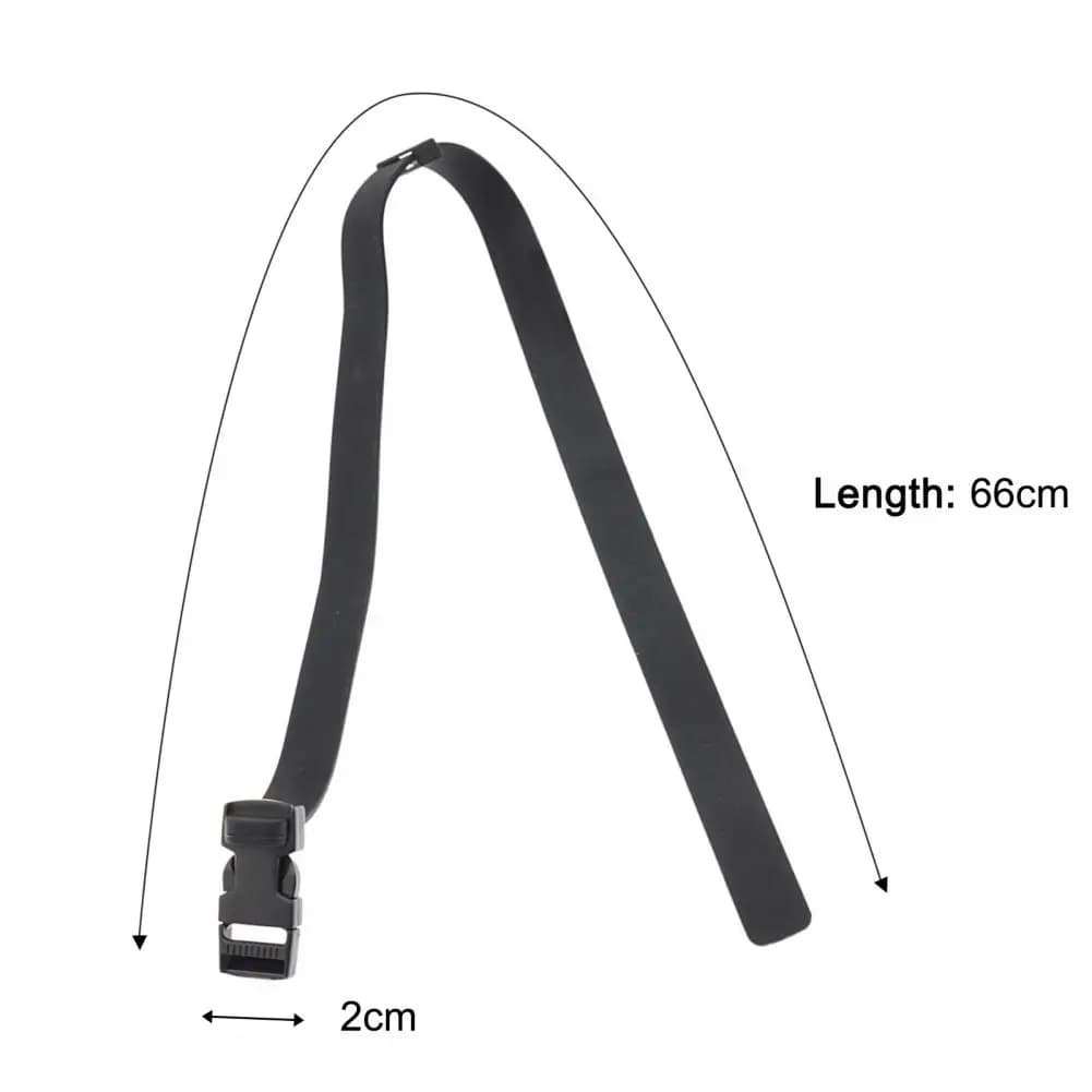 Cintura da sub ad alta elasticità da 66 cm Cinghie per coltelli in gomma a sgancio rapido leggere non deformate Cinture per lo snorkeling Fornitura di ricambio