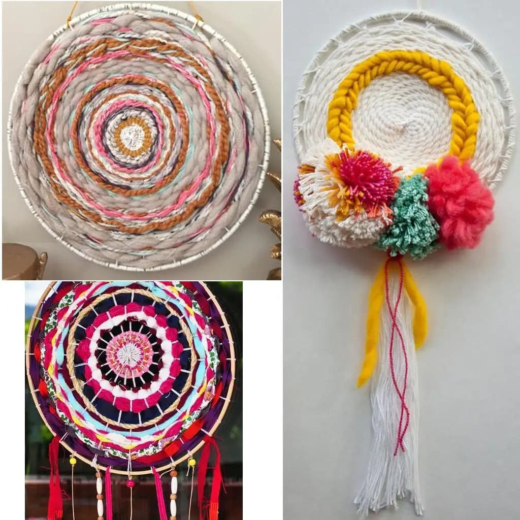 Wooden Weaving Loom Machine Toys Hand-knitted Knitting Shuttle Kit for DIY Crafts and Children Learning