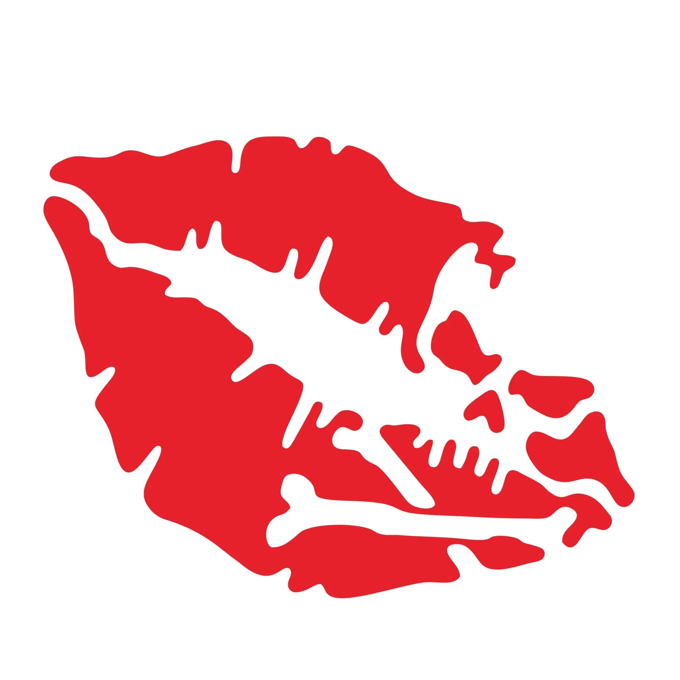1PCT-Rex Skull Silhouette Car Sticker Set, Waterproof Vinyl Decals, Multi Colors & Holographic