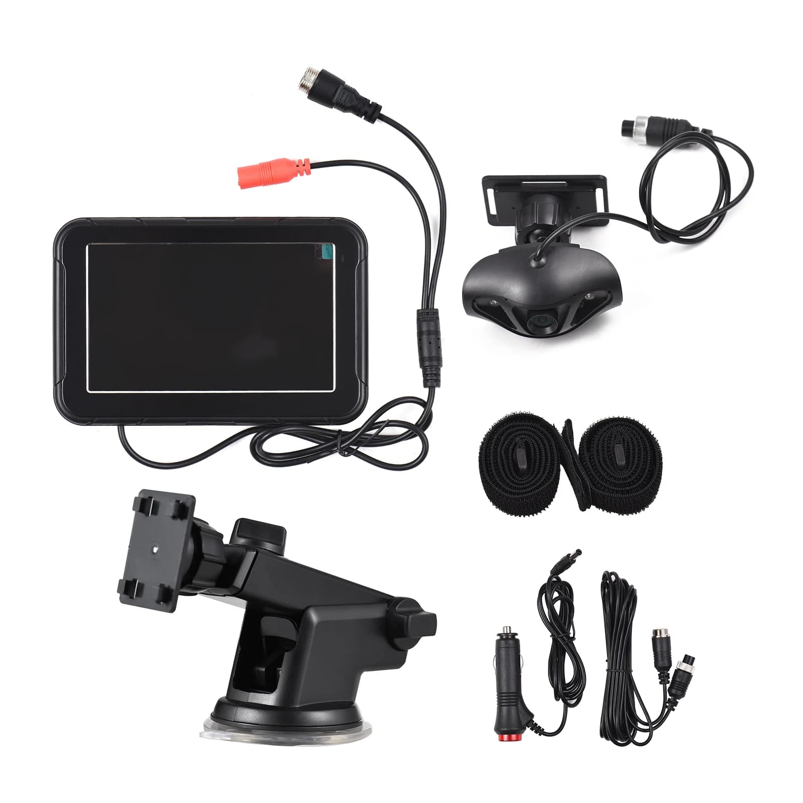 Monitor per auto per bambini Telecamera per monitor ad alta risoluzione Sedile posteriore per bambini Display per specchio per seggiolino auto da 5 pollici 150 ° Visione notturna ad ampia vista