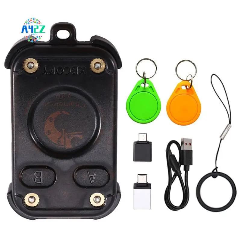 A42Z-Chameleon V2.0 RFID Smart Chip Reader Emulatore Duplicatore NFC + 2Xuid Portachiavi 125Khz 13.56Mhz Decodifica Scheda Camaleonte Ultra