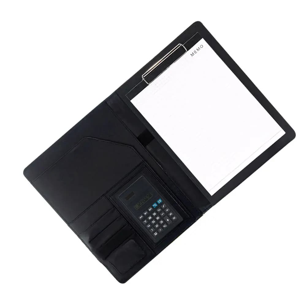 30 Pages A4 Document Folder Professional PU Business File Organizer Multi-Function Document Holder Office Company File Folders
