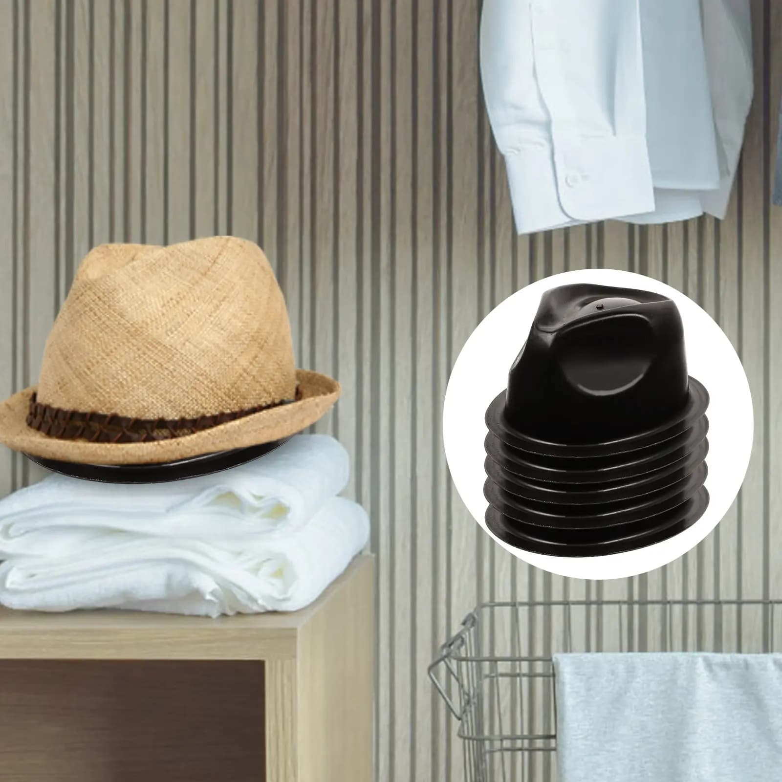 Set di 10 Supporti Compatti e Leggeri per Cappelli, Espositori per Cappellini da Baseball e Cappelli da Cowboy, per Casa, Negozio e Viaggio