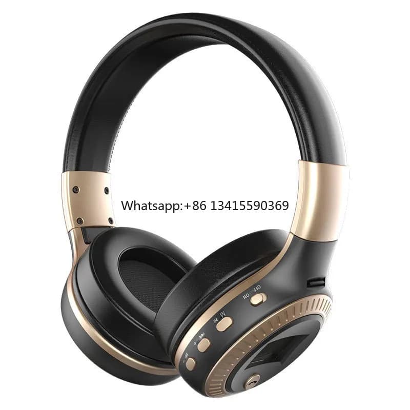 Other Over-Ear Consumption Electronics with Zealot B19 Rumor Erasing Headphones with Auxiliary Wireless Portable Headband with Hifi Stereo Push Button