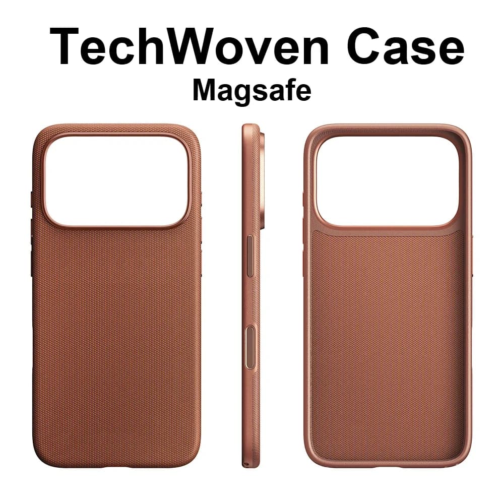 Custodia DIVI TechWoven MagSafe per iPhone 17 Pro Max, Cover per Ricarica Wireless con Texture Intrecciata Magnetica MagSafe