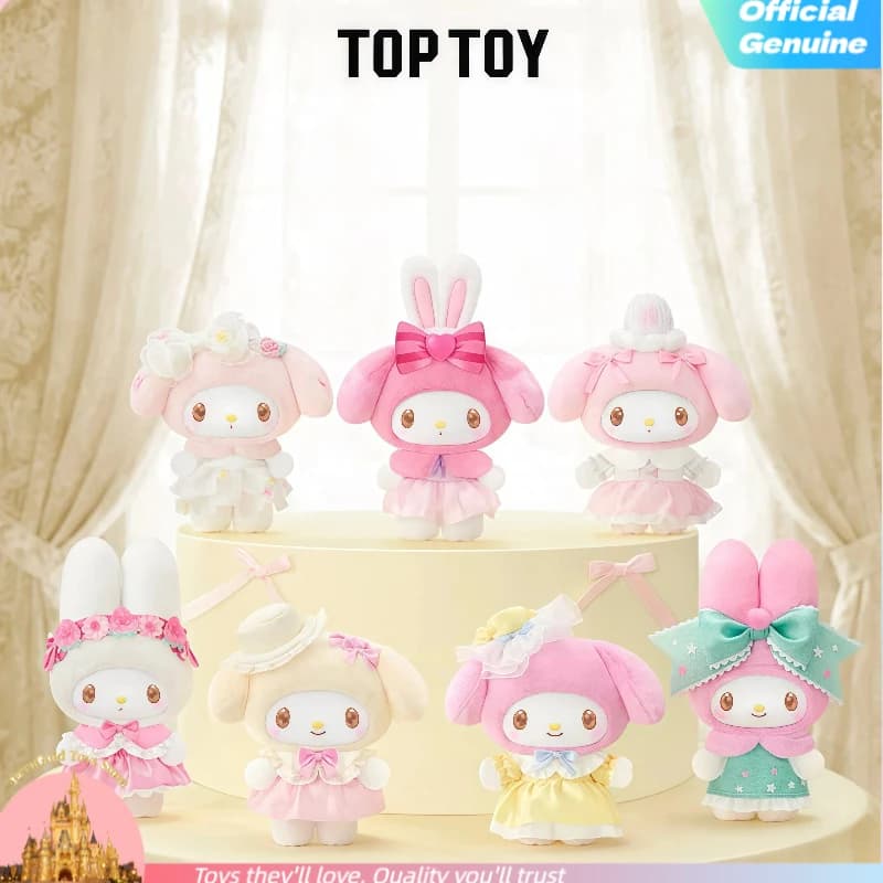 TOPTOY My Melody Sweet Dream Lady House Peluche Blind Box Kawaii Figurina Carina da Collezione Decorazione Scrivania Regalo per Ragazze Bambini Fan