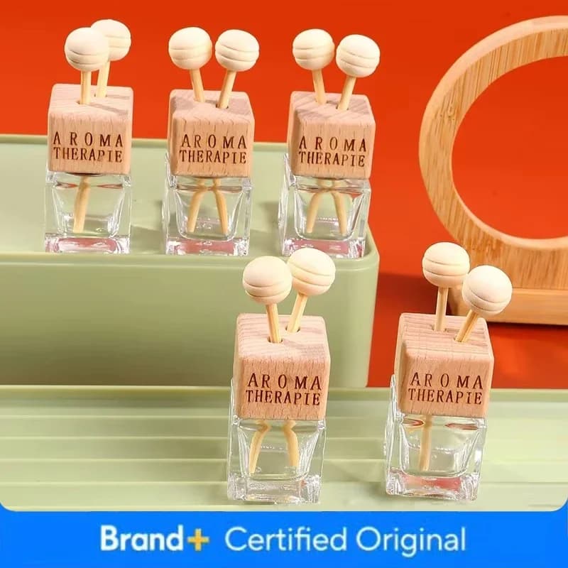 Empty Glass Bottle Clip for Car Perfume Clip for Deodorant Bottle For Car Cute Air Sauce Accessories Car