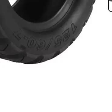 Pneumatico fuoristrada tubeless con battistrada diamantato 125 60-7 per scooter elettrico Dualtron XDTX, ruota in gomma per tutti i terreni, parte di ricambio.
