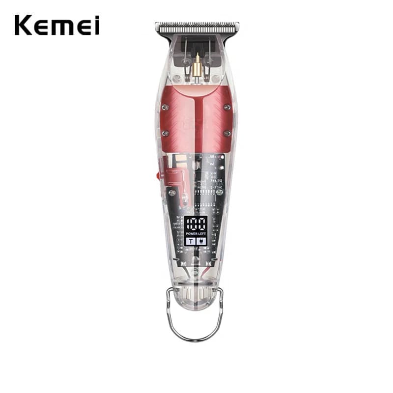 Kemei Professional Haircut 0mm, Trimmer Wireless for Men, Hair Cutting Machine with LED Display