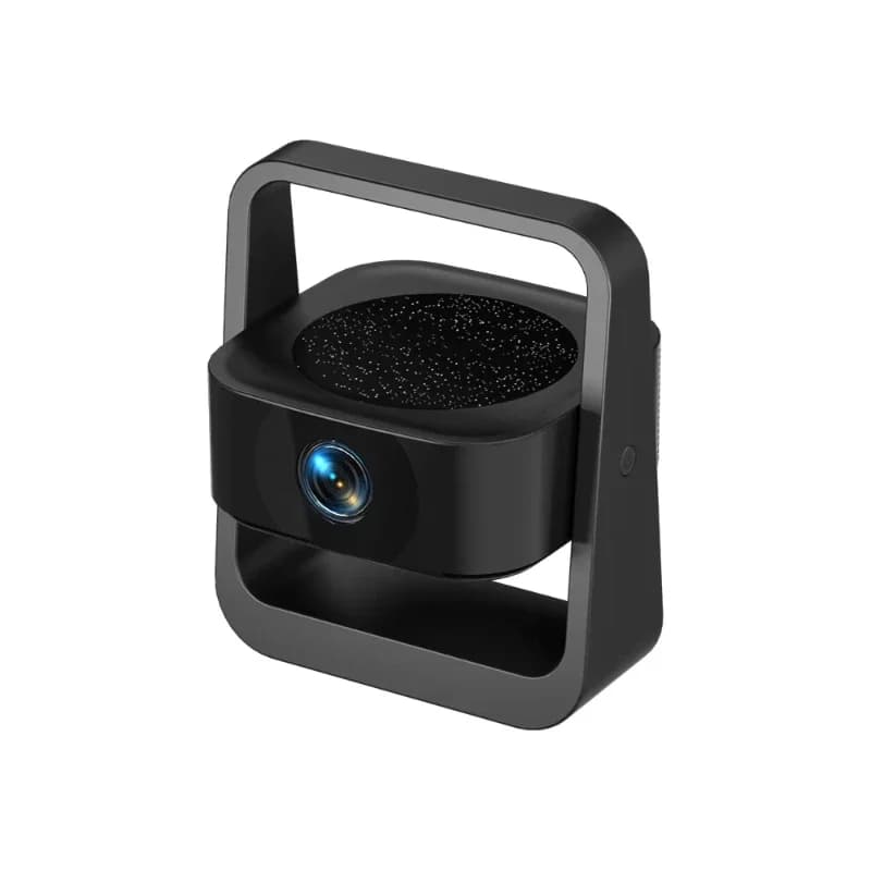 Proiettore Video Portatile LCD LED 1080P 4K 4800 Lumen con Audio HIFI Stereo, Mini Home Theater per Educazione