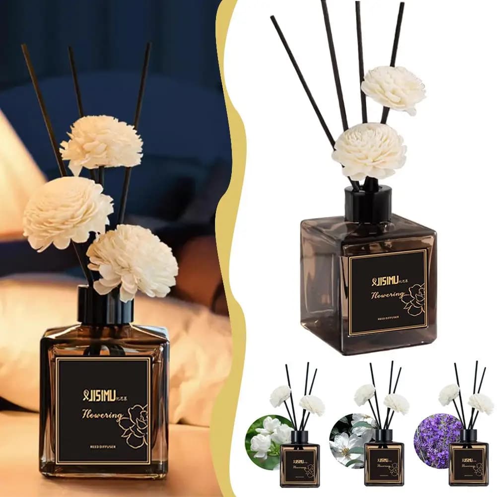 Lavender Jasmine Flameless Home Fragrance Liquid Deodorant Aromatherapy Oil Diffuser Sticks Birthday Gift Decoration